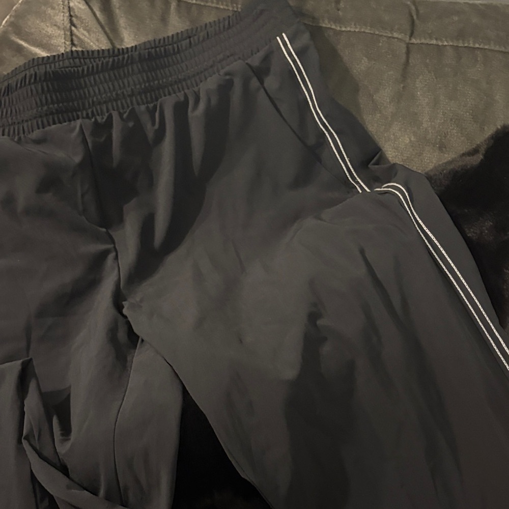Banana Republic Black Joggers with White Stripe